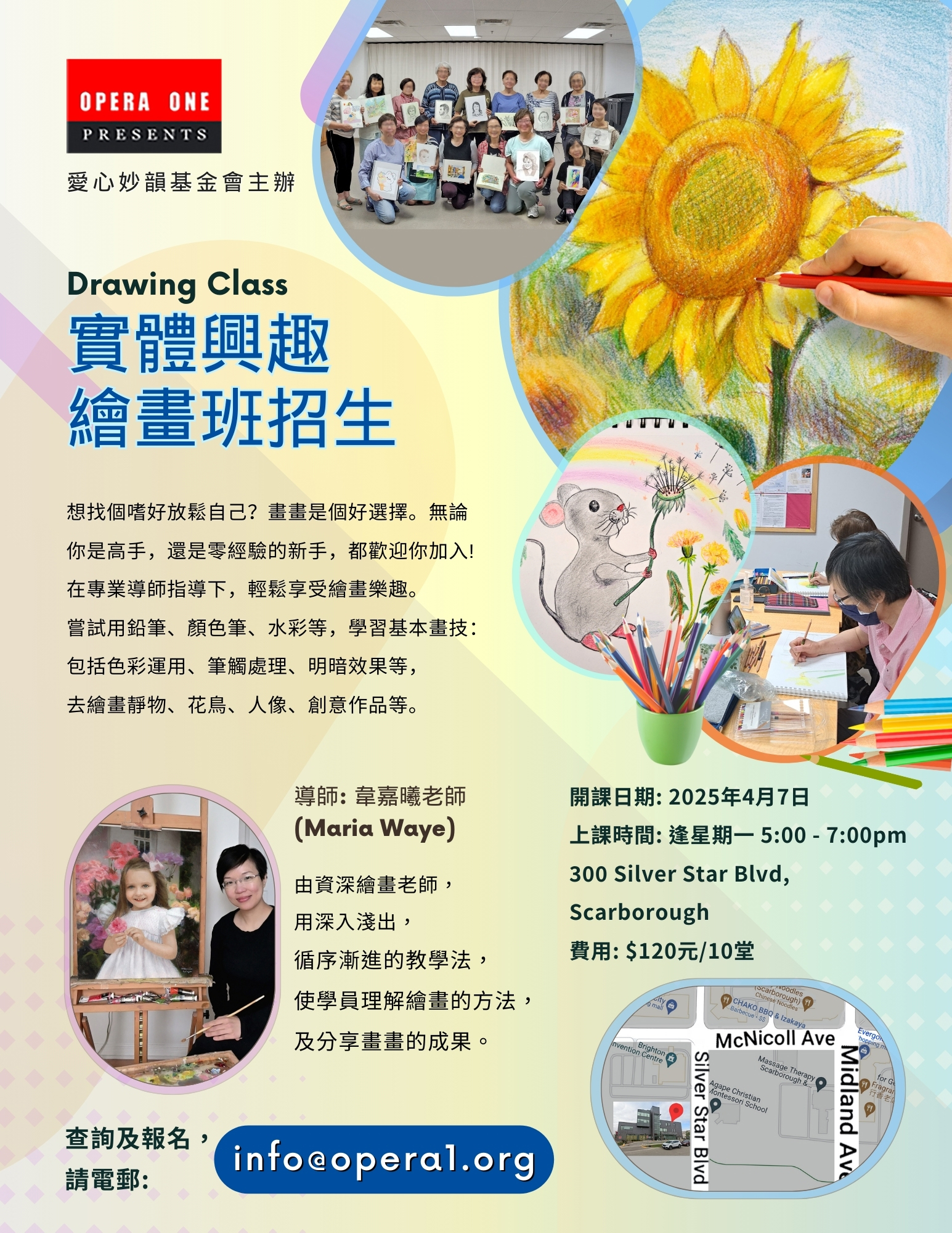 Drawing Class for Adults poster